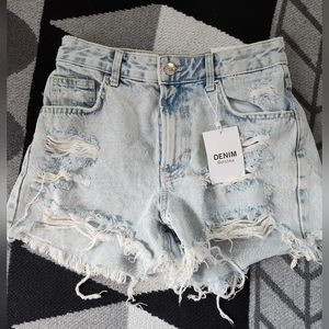 BERSHKA Denim Shorts